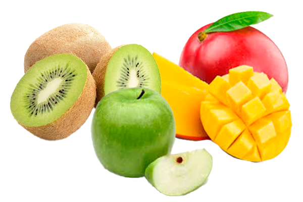 <div>Mango, Manzana y Kiwi</div>