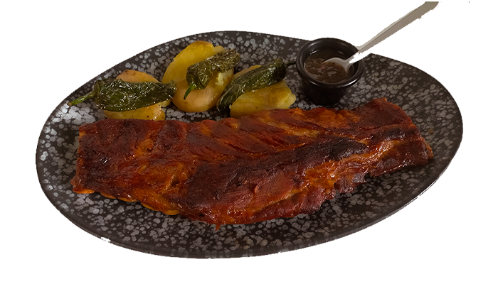 <div>Costillas de cerdo BBQ</div>