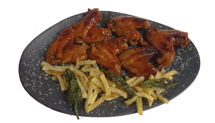 <div>Alitas de pollo BBQ</div>