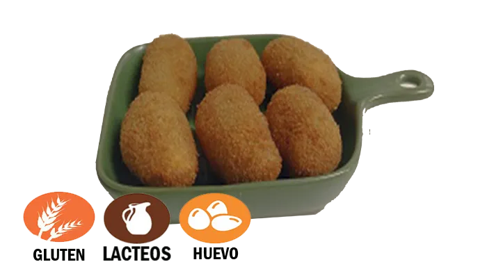 <div>Croquetas de jamón o de cabrales</div>